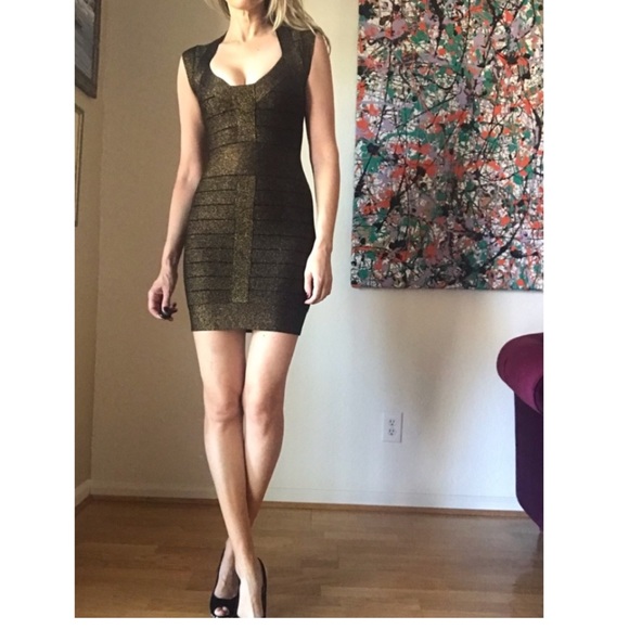 French Connection Danni Crepe Bandage Heath Dress - Picture 4 of 13